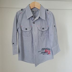 Boys button-up shirt size 24 mos.
